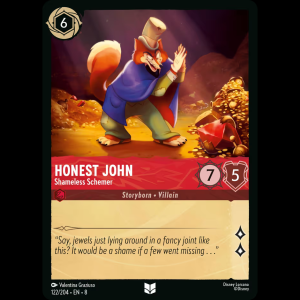 Lorcana Honest John - Shameless Schemer - Reign of Jafar 8#122