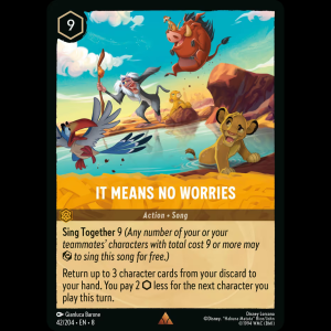 Lorcana It Means No Worries - Reign of Jafar 8#42