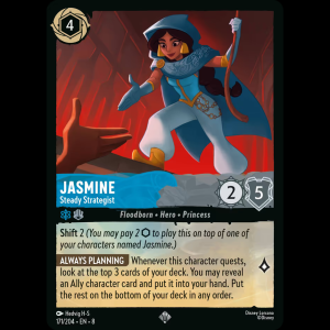 Lorcana Jasmine - Steady Strategist - Reign of Jafar - FOIL 8#171