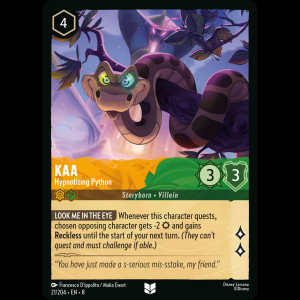 Lorcana Kaa - Hypnotizing Python - Reign of Jafar 8#21