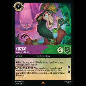 Lorcana Kuzco - Impulsive Llama - Reign of Jafar 8#67