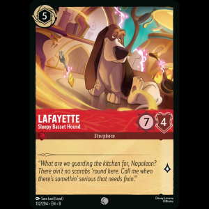 Lorcana Lafayette - Sleepy Basset Hound - Reign of Jafar 8#132