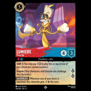 Lorcana Lumiere - Fired Up - Reign of Jafar 8#139