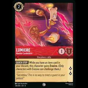 Lorcana Lumiere - Nimble Candelabra - Reign of Jafar 8#128