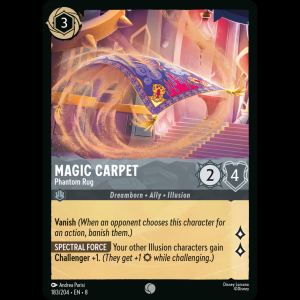 Lorcana Magic Carpet - Phantom Rug - Reign of Jafar 8#183