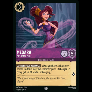 Lorcana Megara - Part of the Plan - Reign of Jafar 8#54