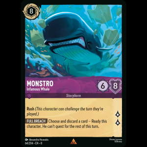 Lorcana Monstro - Infamous Whale - Reign of Jafar 8#64