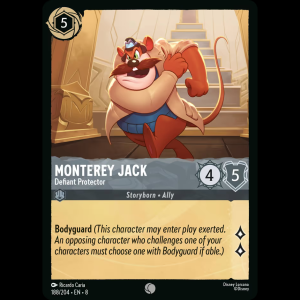 Lorcana Monterey Jack - Defiant Protector - Reign of Jafar - FOIL 8#188