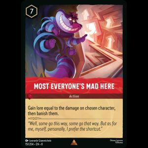 Lorcana Most Everyone's Mad Here - Reign of Jafar 8#151