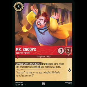 Lorcana Mr. Snoops - Betrayed Partner - Reign of Jafar 8#143