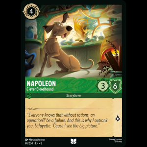 Lorcana Napoleon - Clever Bloodhound - Reign of Jafar 8#96