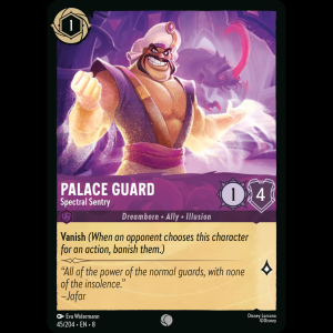 Lorcana Palace Guard - Spectral Sentry - Reign of Jafar - FOIL 8#45