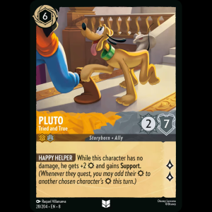 Lorcana Pluto - Tried and True - Reign of Jafar 8#28