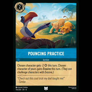 Lorcana Pouncing Practice - Reign of Jafar 8#176