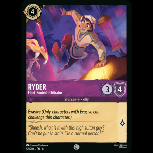 Lorcana Ryder - Fleet-Footed Infiltrator - Reign of Jafar 8#56