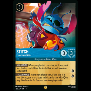 Lorcana Stitch - Experiment 626 - Reign of Jafar 8#166
