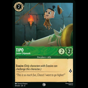 Lorcana Tipo - Junior Chipmunk - Reign of Jafar 8#89