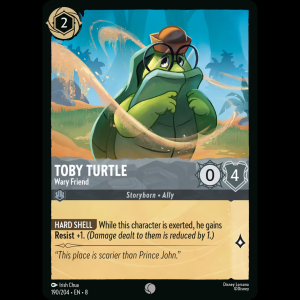 Lorcana Toby Turtle - Wary Friend - Reign of Jafar 8#190