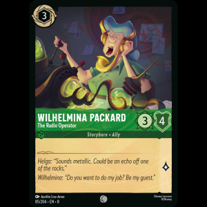 Lorcana Wilhelmina Packard - The Radio Operator - Reign of Jafar 8#85