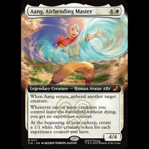 MTG Aang, Airbending Master Avatar: The Last Airbender Eternal tle#171