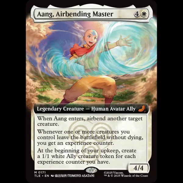 MTG Aang, Airbending Master Avatar: The Last Airbender Eternal tle#171 -  Madtoyz