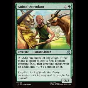 MTG Animal Attendant Avatar: The Last Airbender Eternal tle#128