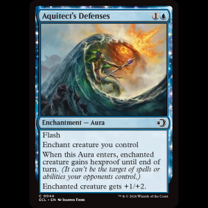 MTG Aquitect's Defenses Lorwyn Eclipsed ecl#44