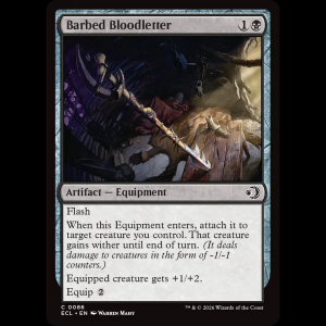 MTG Barbed Bloodletter Lorwyn Eclipsed ecl#86