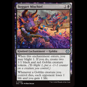 MTG Boggart Mischief Lorwyn Eclipsed ecl#92