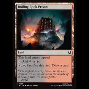MTG Boiling Rock Prison Avatar: The Last Airbender tla#267