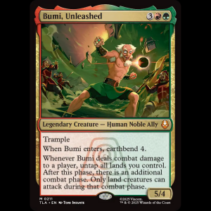 MTG Bumi, Unleashed Avatar: The Last Airbender tla#211