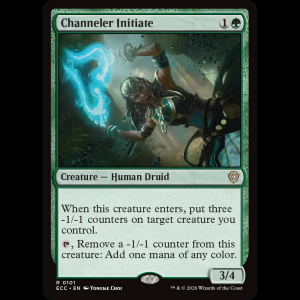 MTG Channeler Initiate Lorwyn Eclipsed Commander ecc#101