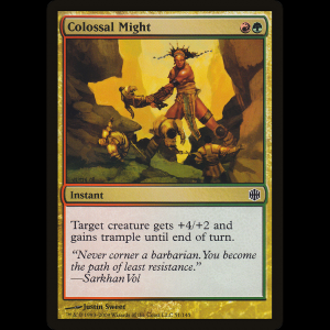 MTG Poder colosal (Colossal Might) Alara Reborn arb#51