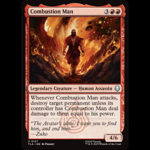 MTG Combustion Man Avatar: The Last Airbender tla#127