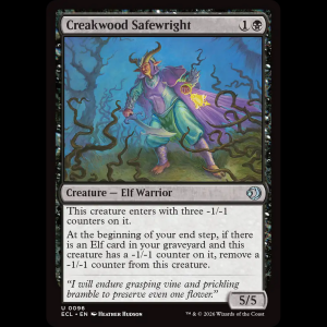 MTG Creakwood Safewright Lorwyn Eclipsed ecl#96