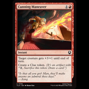 MTG Cunning Maneuver Avatar: The Last Airbender tla#130