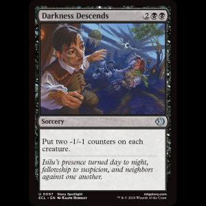 MTG Darkness Descends Lorwyn Eclipsed ecl#97