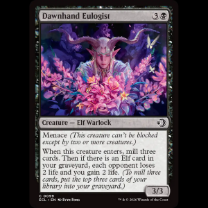 MTG Dawnhand Eulogist Lorwyn Eclipsed ecl#99