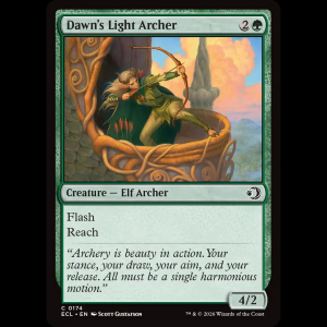 MTG Dawn's Light Archer Lorwyn Eclipsed ecl#174