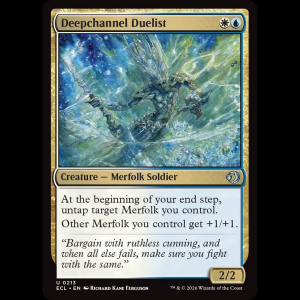 MTG Deepchannel Duelist Lorwyn Eclipsed ecl#213