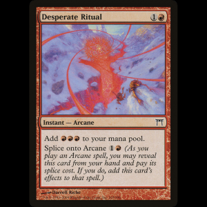MTG Desperate Ritual Champions of Kamigawa chk#163