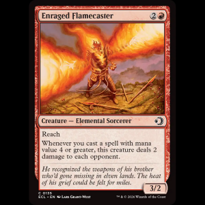 MTG Enraged Flamecaster Lorwyn Eclipsed ecl#135