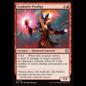 MTG Explosive Prodigy Lorwyn Eclipsed ecl#136