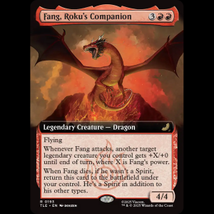 MTG Fang, Roku's Companion Avatar: The Last Airbender Eternal tle#193