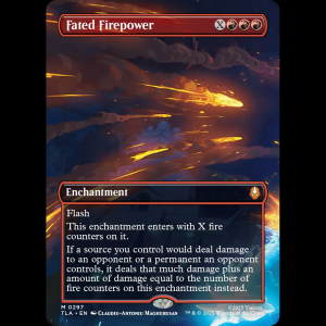 MTG Fated Firepower Avatar: The Last Airbender tla#297