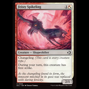 MTG Feisty Spikeling Lorwyn Eclipsed ecl#223