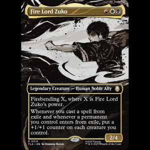 MTG Fire Lord Zuko Avatar: The Last Airbender tla#315