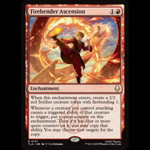 MTG Firebender Ascension Avatar: The Last Airbender tla#137