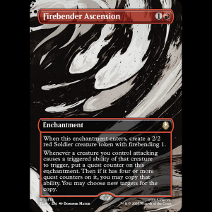 MTG Firebender Ascension Avatar: The Last Airbender tla#312