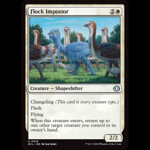 MTG Flock Impostor Lorwyn Eclipsed ecl#16